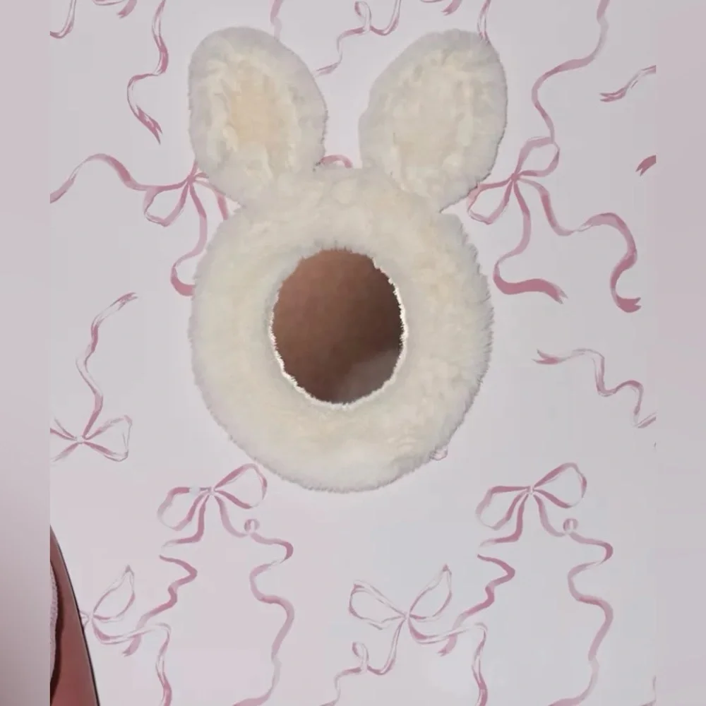 Urban Outfitters Fuzzy Rabbit Ear Mirror